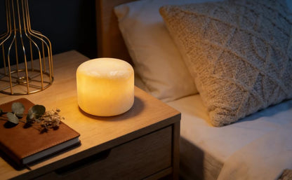 Marble Lamp Night Light Touch Bedside Table Lamp for Bedroom,Type-C Rechargeable Small Desk Bedside Small Lamps,Eye Caring Dimmable LED Ambient lamp (Mid Century Modern)